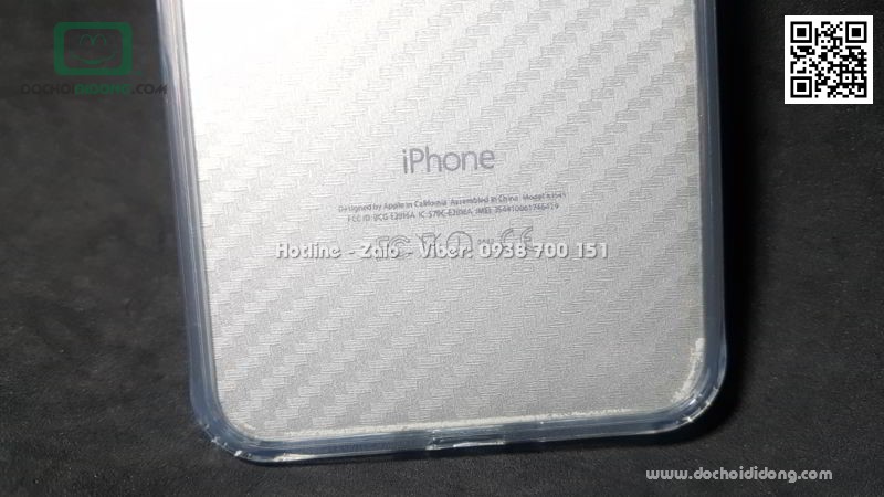 Ốp lưng iPhone 7 8 Plus Likgus lưng kính viền trong chống sốc
