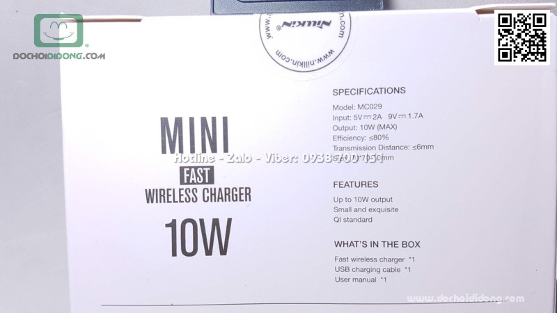 Đế sạc không dây Nillkin Mini MC029 Fast Charge