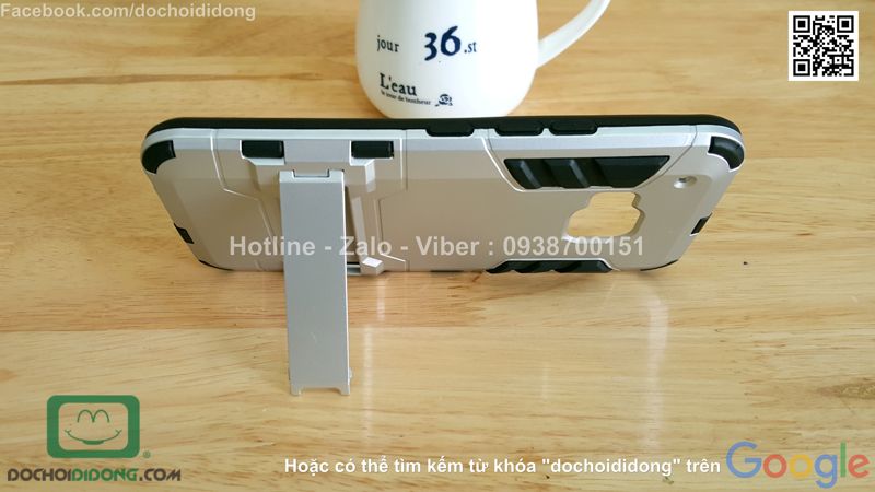 Ốp lưng HTC One M9 Iron Man chống sốc có chống lưng