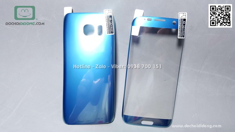 Miếng dán cường lực dẻo Samsung S7 Edge Zacase 3D kèm dán sau