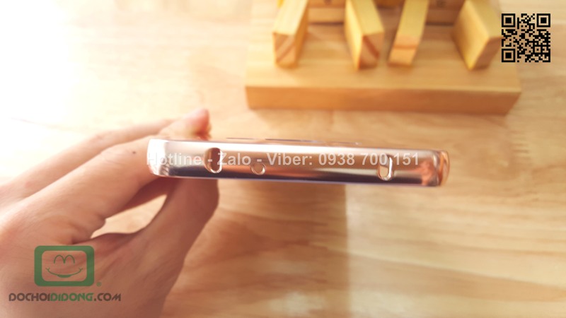 Ốp lưng Samsung Galaxy A5 viền nhôm lưng tráng gương
