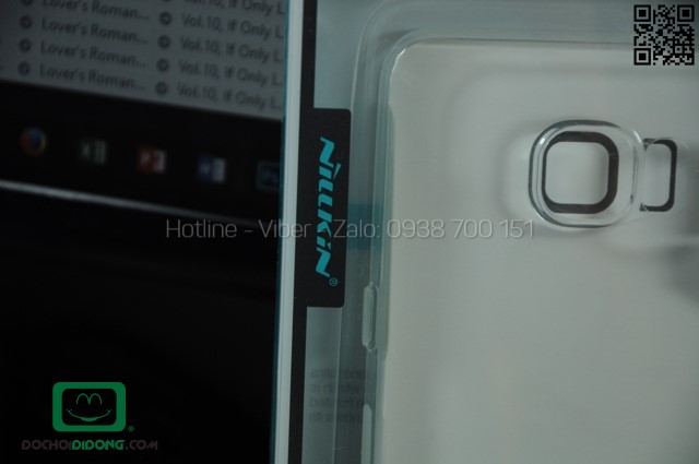 Ốp lưng Samsung Galaxy S6 Edge Plus Nillkin dẻo trong siêu mỏng