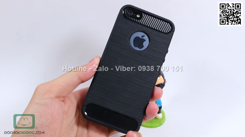 Ốp lưng iPhone 5 5s 5se Likgus chống sốc vân kim loại