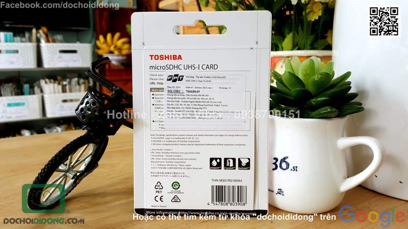 Thẻ nhớ Micro SD Toshiba 16GB