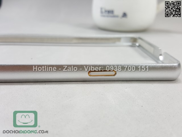 Ốp viền Oppo Neo 5 nhôm phay chốt gài