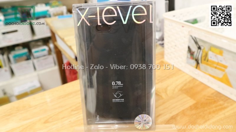 Ốp lưng iPhone 6 6S X-Level dẻo lụa siêu mỏng