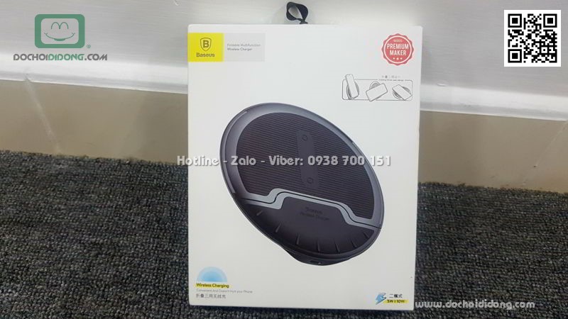 Đế sạc không dây Baseus WXZD 01 Fast Charge