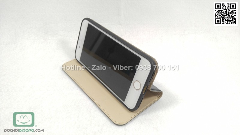 Bao da iPhone 8 Zacase da thật cao cấp