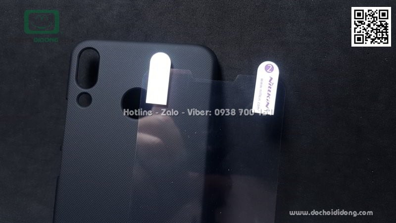 Ốp lưng Asus Zenfone 5z ZS620KL Nillkin vân sần