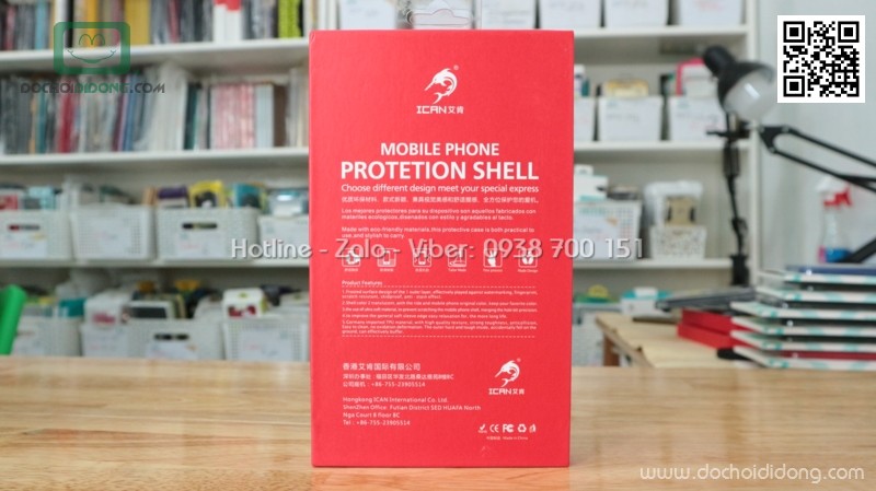 Ốp lưng iPhone 7 Plus iCan carbon siêu mỏng