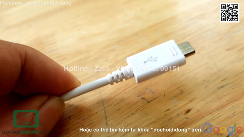 Cáp sạc microUSB Samsung 1m chính hãng