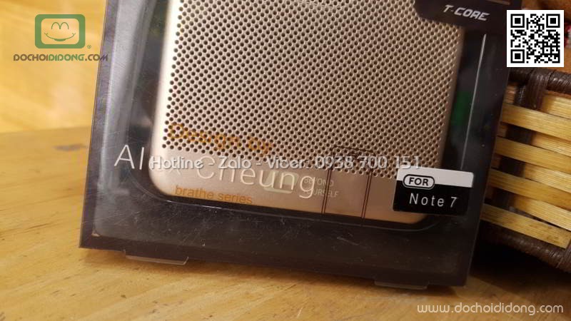 Ốp lưng Samsung Note 7 Loopee lưng lưới chống nóng