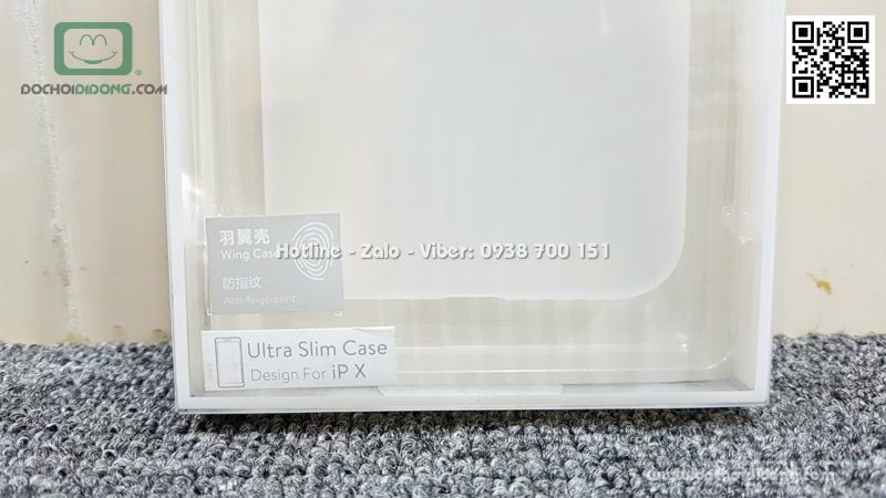 Ốp lưng iPhone X XS Baseus Wing siêu mỏng