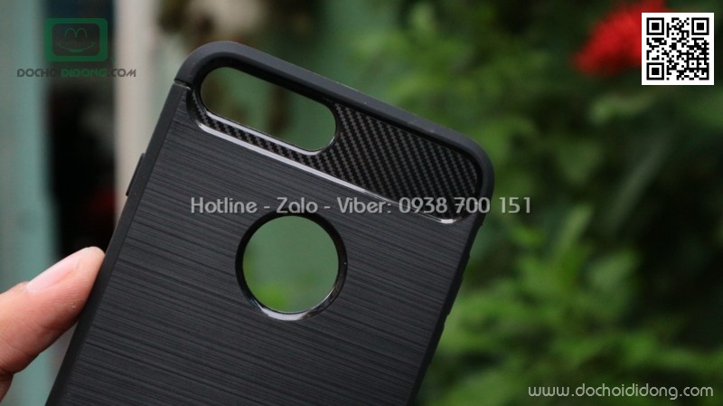 Ốp lưng iPhone 8 Plus Likgus chống sốc vân kim loại