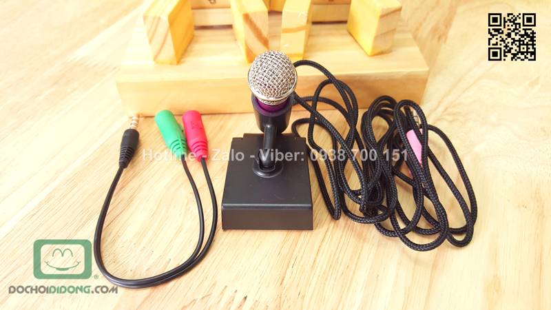 Micro hát karaoke dành cho điện thoại cỡ nhỏ