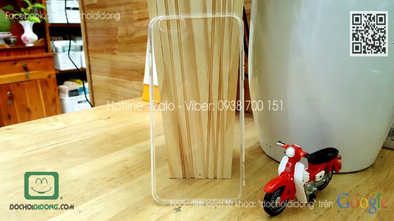 Ốp lưng iPhone 6 6s Plus Ou dẻo trong siêu mỏng