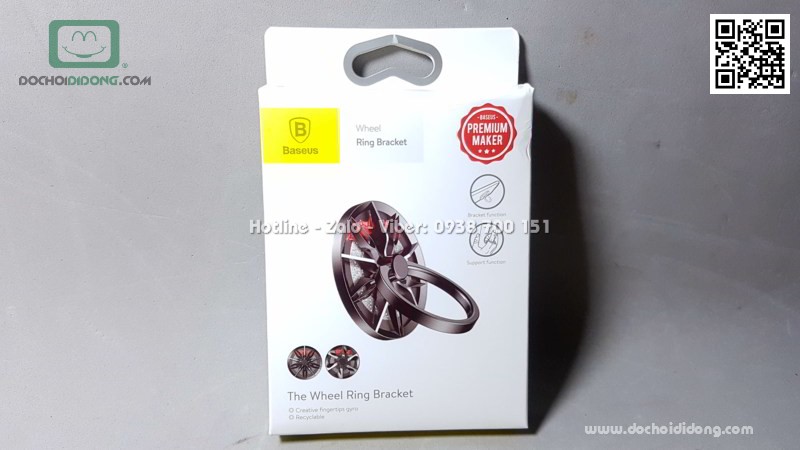 Giá đỡ điện thoại dạng nhẫn Baseus Wheel Ring Bracket