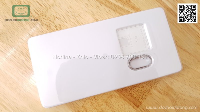 Miếng dán cường lực camera iPhone X Totu kèm ốp viền bảo vệ camera