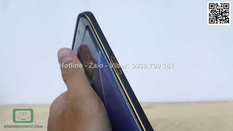 Ốp viền Samsung Galaxy S7 Edge nhôm phay chốt gài