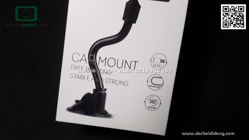 Giá đỡ điện thoại trên xe hơi Baseus Curve Car Mount