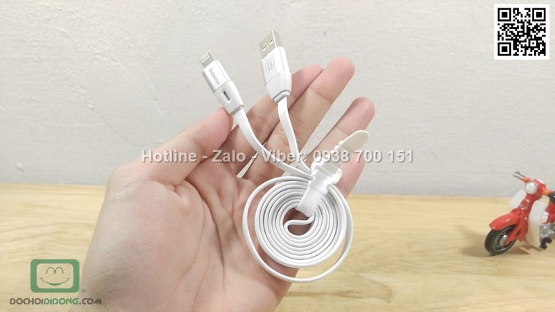 Cáp lightning Baseus Smart Power Off tự ngắt khi đầy pin