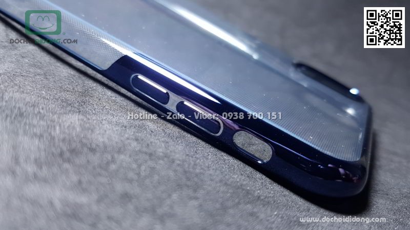 Ốp lưng iPhone XS Max Baseus Shining dẻo trong viền màu