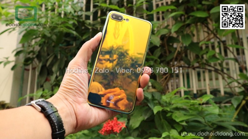 Ốp lưng iPhone 8 Plus Baseus tráng gương