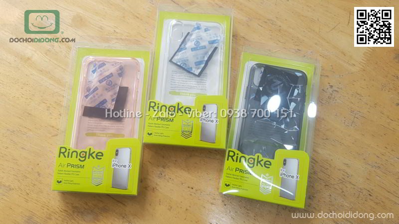 Ốp lưng iPhone X Ringke Air Prism