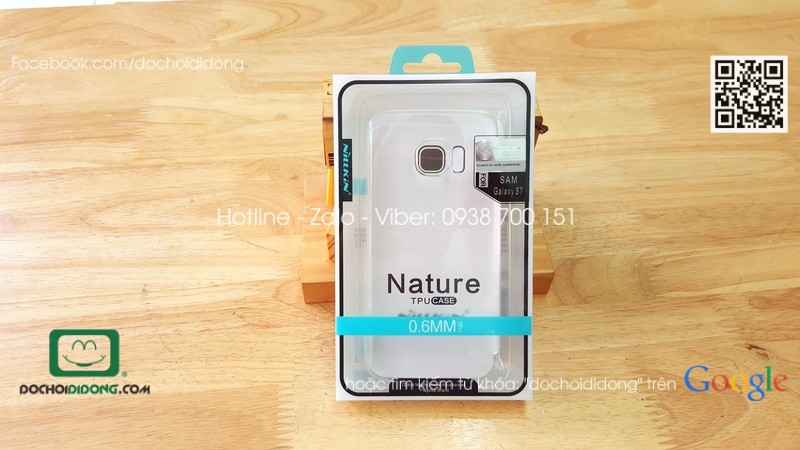 Ốp lưng Samsung Galaxy S7 Nillkin dẻo trong siêu mỏng