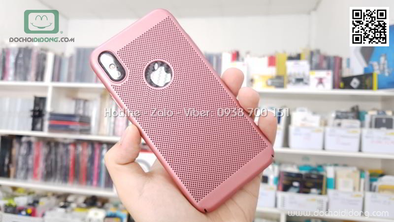 Ốp lưng iPhone X Zacase lưng lưới chống nóng