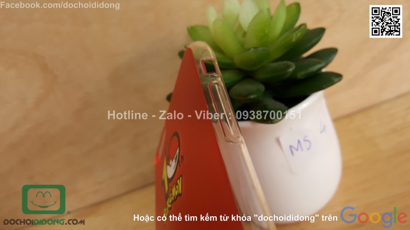 Ốp lưng iPhone 6 6s Plus Pokemon Go dẻo viền trong