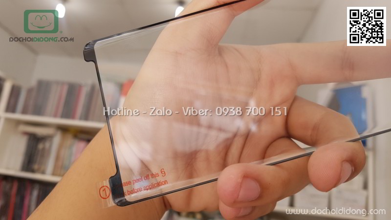 Miếng dán cường lực full màn hình Samsung Note 8 5D cao cấp full keo