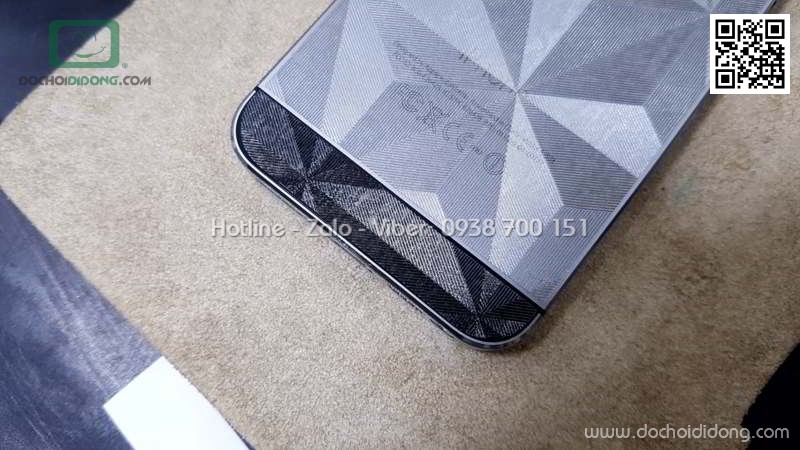 Miếng dán mặt lưng iPhone 5 5S SE in khối 3D