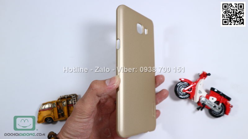 Ốp lưng Samsung Galaxy C9 Pro Nillkin vân sần