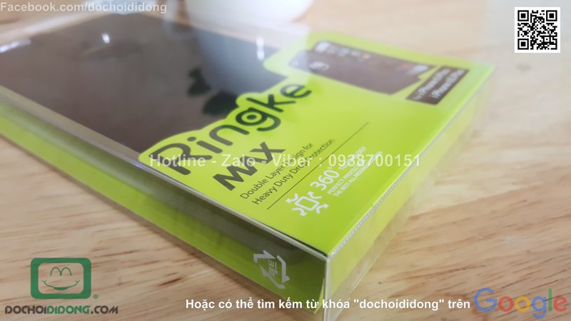 Ốp lưng Iphone 6 6s Plus Ringke Max chống sốc cao cấp