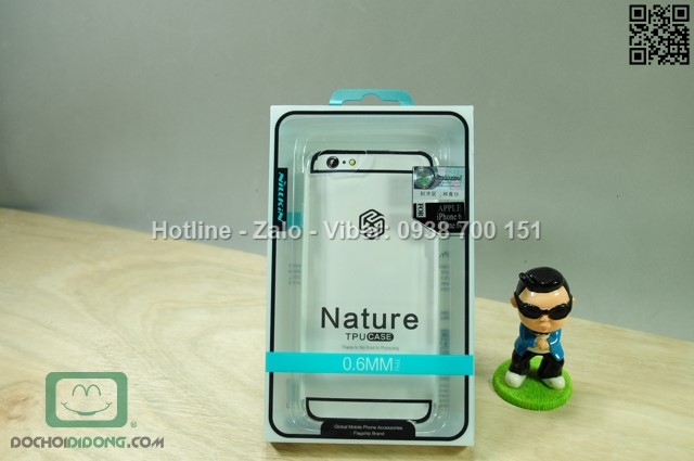 Ốp lưng iPhone 6S Plus Nillkin dẻo trong siêu mỏng