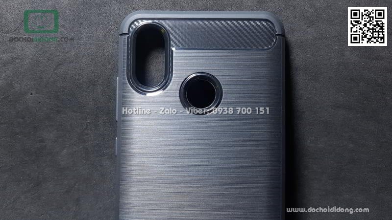 Ốp lưng Xiaomi Mi 8 Likgus chống sốc vân kim loại