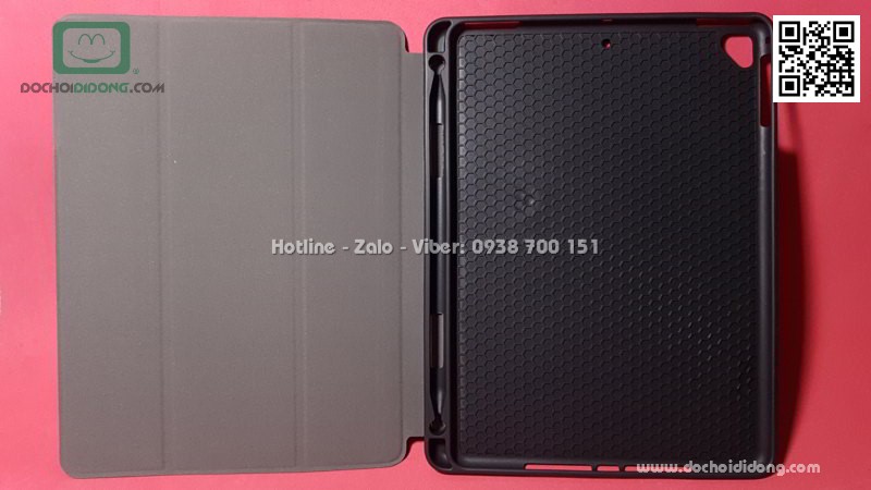 Bao da iPad Air - Air 2 - 2017 - 2018 9.7 inch lưng dẻo vân da