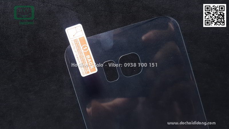 Miếng dán cường lực mặt lưng Samsung S8 Plus Zacase trong suốt keo UV cao cấp