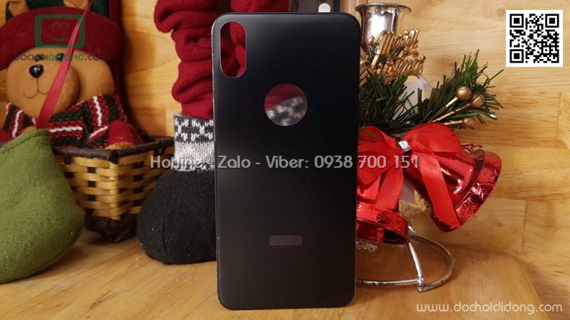 Miếng dán cường lực dẻo full mặt lưng iPhone X hở táo