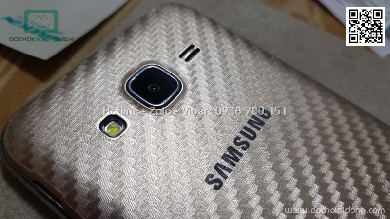 Miếng dán mặt sau Samsung Galaxy J5 Carbon