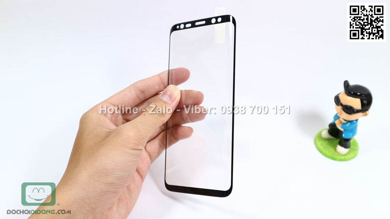 Miếng dán cường lực Samsung Galaxy S8 Baseus 3D chính hãng