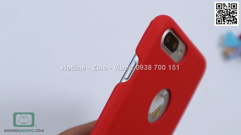 Ốp lưng iPhone 8 Plus G Case vân da cao cấp êm ái