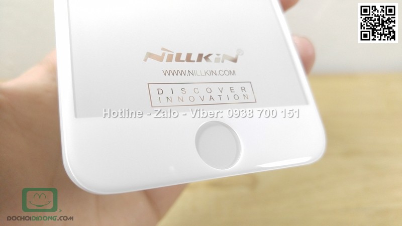 Miếng dán cường lực iPhone 6 6s Nillkin 3D CP Max full màn hình 9H