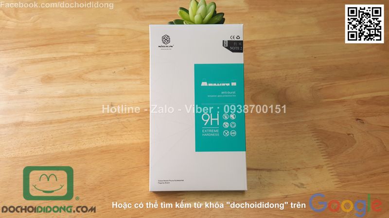 Miếng dán cường lực Xiaomi Redmi Note 2 Nillkin 9H