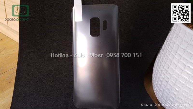 Miếng dán full lưng Samsung S9 nhám trong