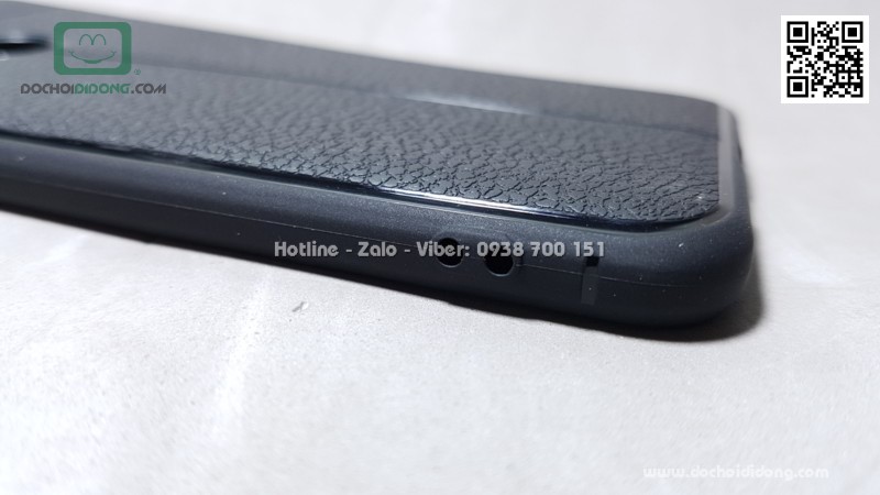 Ốp lưng Xiaomi Redmi Note 5 Pro Auto Focus dẻo lưng da
