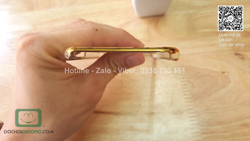 Ốp lưng iPhone 6 6S DITA viền xi lưng đính đá