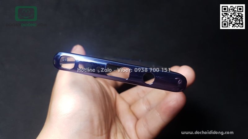 Ốp lưng Samsung Note 9 Baseus Glitter trong suốt viền màu