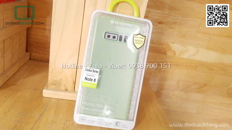 Ốp lưng Samsung Note 8 G-Case Couleur Series dẻo siêu mỏng